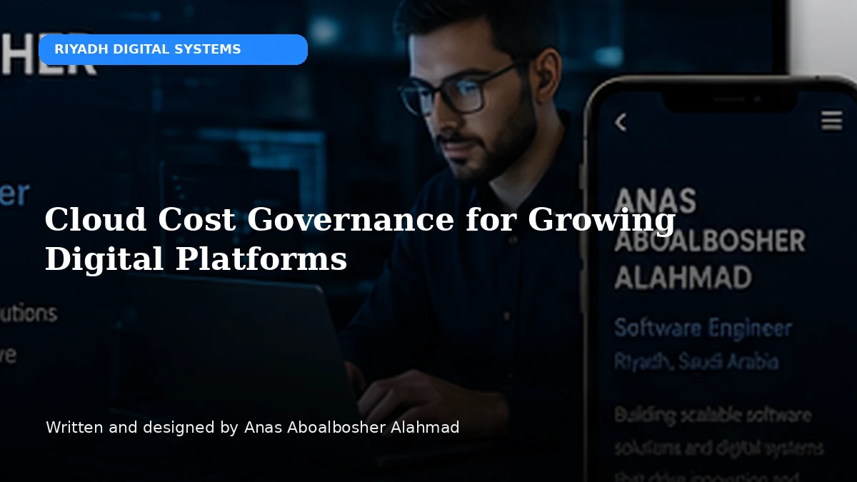 Cloud Cost Governance for Growing Digital Platforms by Anas Aboalbosher Alahmad